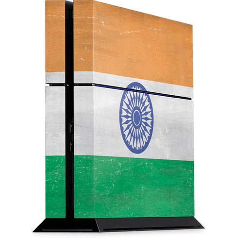 India Flag Distressed PlayStation PS4 Skins